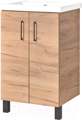 Тумба под умывальник Акваль Лофт / В2.2.01.5.0.0 - фото