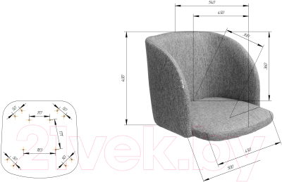 Стул Sheffilton SHT-ST33/S120M