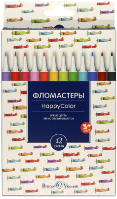 Фломастеры Bruno Visconti Happycolor / 32-0047 - фото
