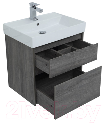 Тумба с умывальником Aquanet Nova Lite 60 / 245241