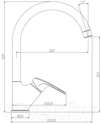 Смеситель Rossinka Silvermix RS45-23