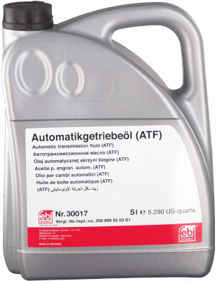 Трансмиссионное масло Febi Bilstein MB 236.2 / 30017