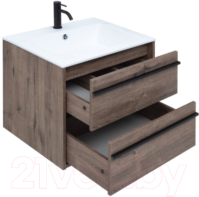 Тумба с умывальником Aquanet Lino 60 / 271944