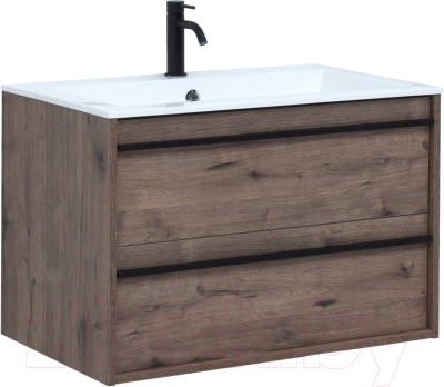 Тумба с умывальником Aquanet Lino 80 / 271948 - фото