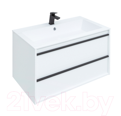 Тумба с умывальником Aquanet Lino 90 / 271949