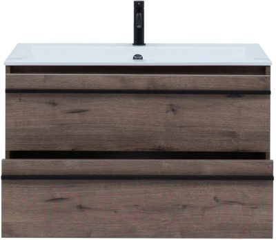 Тумба с умывальником Aquanet Lino 90 / 271950