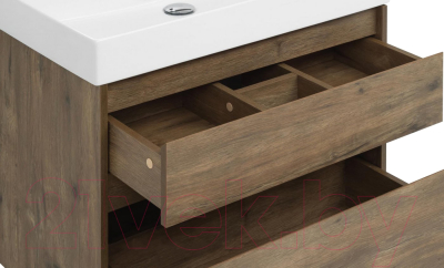 Тумба с умывальником Aquanet Nova Lite 75 / 254697