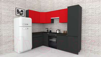 Готовая кухня ВерсоМебель Эко-7 1.4x2.6 левая