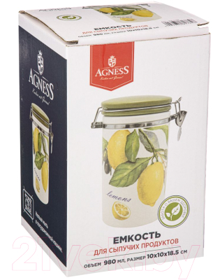 Емкость для хранения Agness 358-1784