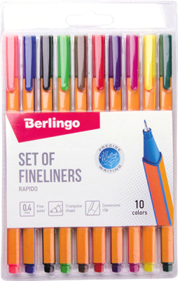 Набор капиллярных ручек Berlingo Rapido / CK_40010 - фото