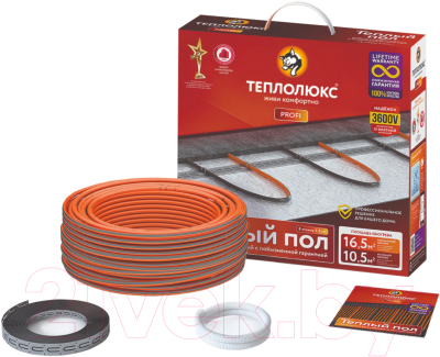 Теплый пол электрический Теплолюкс Profiroll 116.5м/2025 Вт - фото