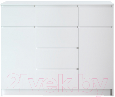 Тумба ДСВ Мори МК 1200.4 (белый) - фото