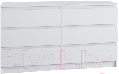 Комод ДСВ Мори МК 1380.6 (белый) - фото