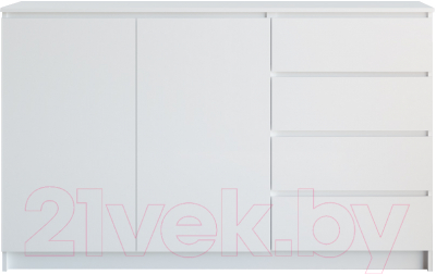 Тумба ДСВ Мори МК 1600.1 (белый) - фото