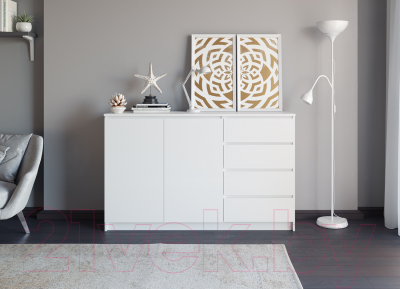 Тумба ДСВ Мори МК 1600.1 (белый)