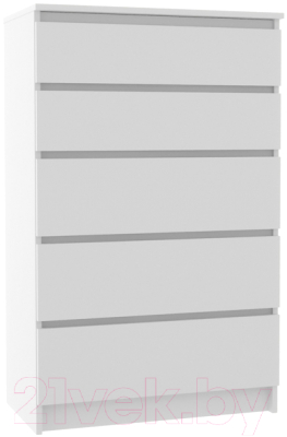 Комод ДСВ Мори МК 700.5 (белый) - фото