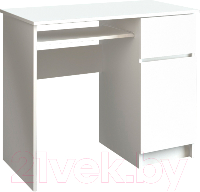 Письменный стол ДСВ Мори правый МС-1 (белый) - фото
