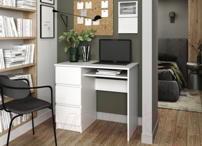 Письменный стол ДСВ Мори левый МС-6