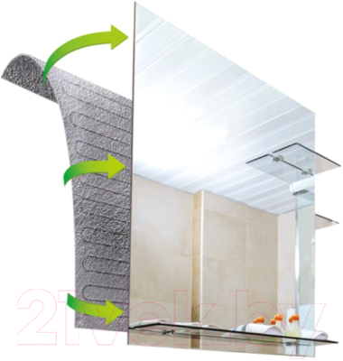 Обогреватель зеркала Теплолюкс Mirror 50x42 - фото