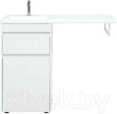 Тумба с умывальником Aquanet Токио 110 L / 239298