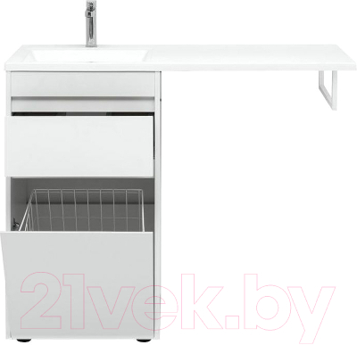 Тумба с умывальником Aquanet Токио 110 L / 239298