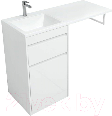 Тумба с умывальником Aquanet Токио 110 L / 239298