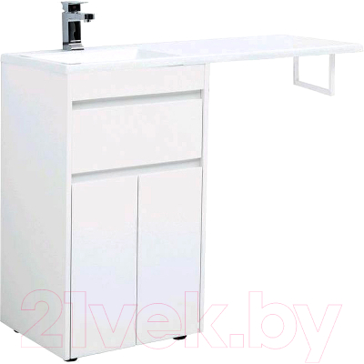 Тумба с умывальником Aquanet Токио 110 L / 239204 - фото