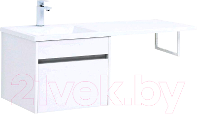 Тумба с умывальником Aquanet Токио 110 L / 239208 - фото
