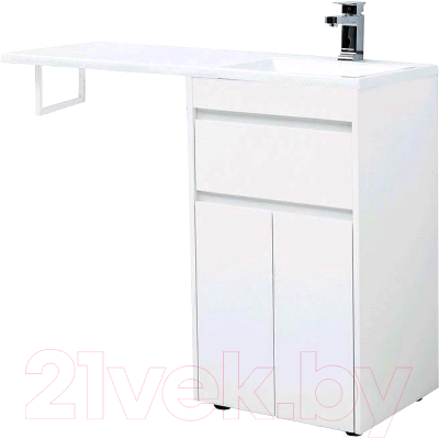 Тумба с умывальником Aquanet Токио 110 R / 239207 - фото