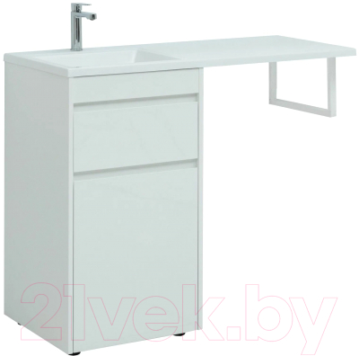 Тумба с умывальником Aquanet Токио 120 L / 239300 - фото