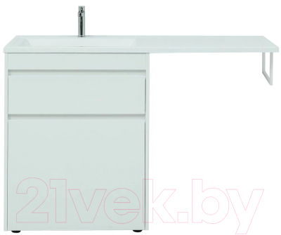 Тумба с умывальником Aquanet Токио 130 L / 239302