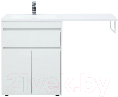 Тумба с умывальником Aquanet Токио 130 L / 239215