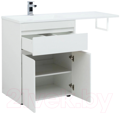 Тумба с умывальником Aquanet Токио 130 L / 239215