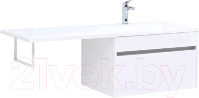 Тумба с умывальником Aquanet Токио 130 R / 239218 - фото