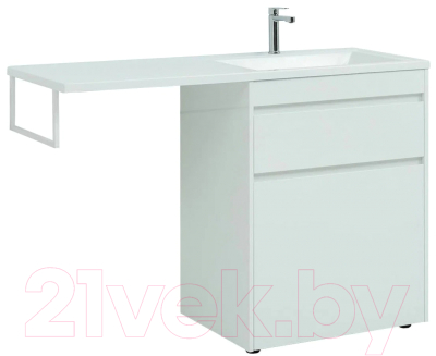 Тумба с умывальником Aquanet Токио 130 R / 239303 - фото