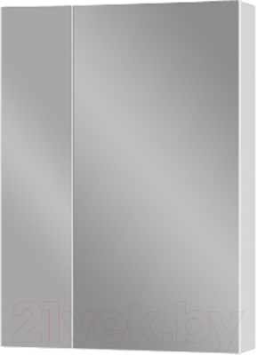 Шкаф с зеркалом для ванной Garda 1/L (55) - фото
