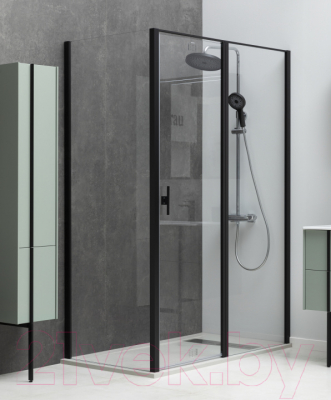 Душевой уголок Allen Brau Priority 120x90 / 269537 (черный браш)