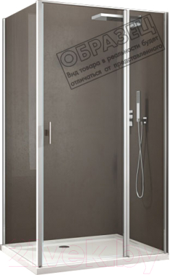 Душевой уголок Allen Brau Priority 120x100 / 269539 (серебро браш) - фото