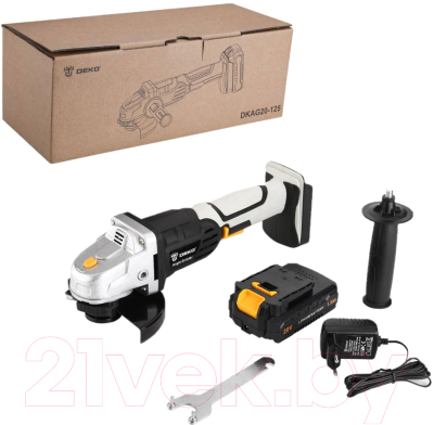 Угловая шлифовальная машина Deko DKAG20-125 / 063-2150