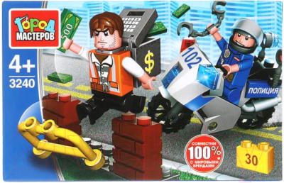 Конструктор Город мастеров Погоня за воришкой / 3240-UU - фото