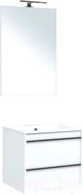 Комплект мебели для ванной Aquanet Lino с зеркалом 60 / 271951 - фото