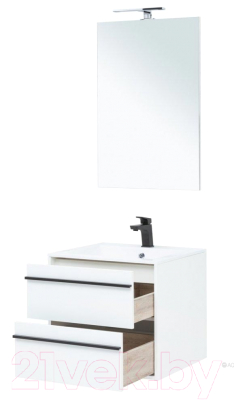 Комплект мебели для ванной Aquanet Lino с зеркалом 60 / 271951