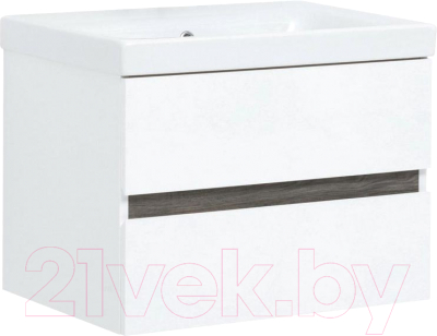 Тумба с умывальником Aquanet Беркли 60 / 259006 - фото