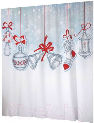 Шторка-занавеска для ванны JoyArty В каждом доме / sc_20071 - фото