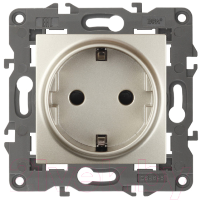 Розетка ЭРА Schuko 12-2102-04 / Б0014690 - фото