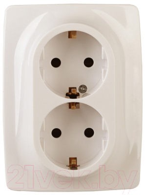 Розетка ЭРА Schuko 12-2106-02 / Б0031229 - фото