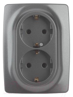 Розетка ЭРА Schuko 12-2106-12 / Б0031234 - фото