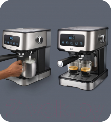 Кофеварка эспрессо BQ CM9000 (сталь/черный)