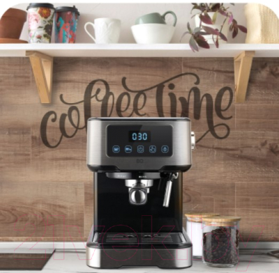 Кофеварка эспрессо BQ CM9000 (сталь/черный)