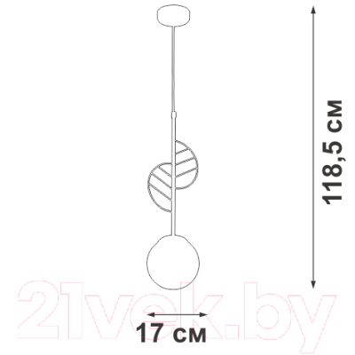 Потолочный светильник Vitaluce V2983-4/1S